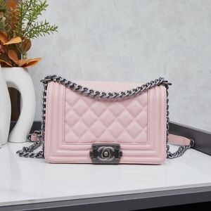 Chanel Pink Quilted Flap Bag